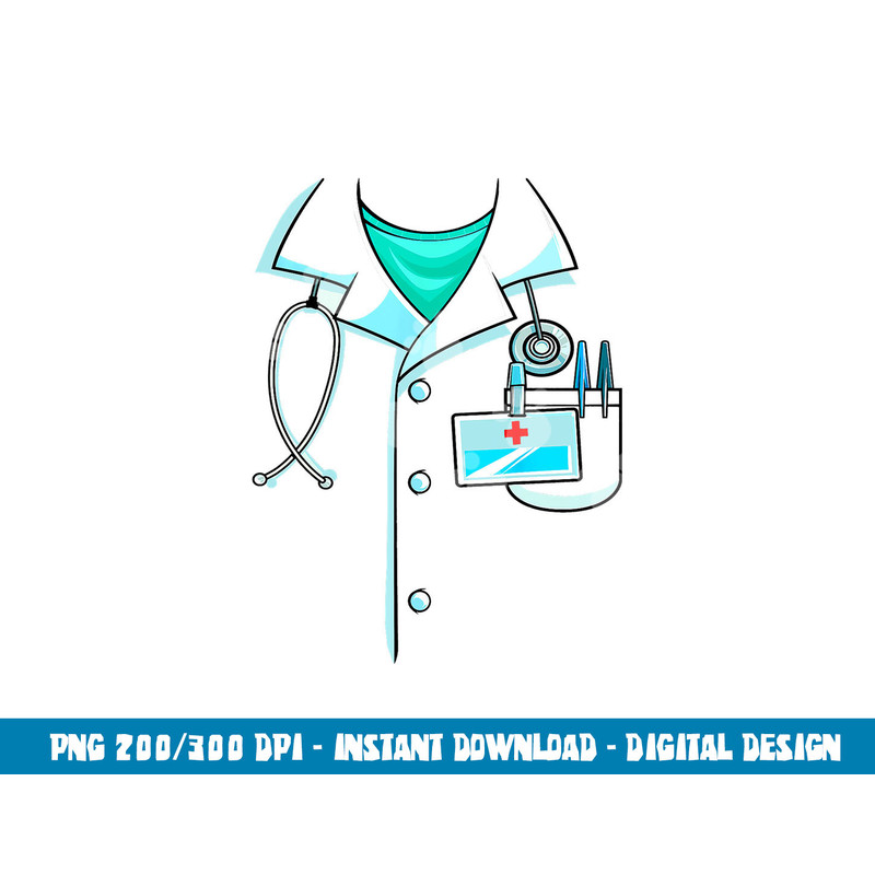 Doctor Costume Halloween White Lab Coat Men Women Kids  png,sublimation copy.jpg