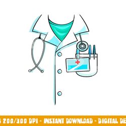 doctor costume halloween white lab coat men women kids  png,sublimation copy