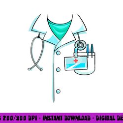 doctor costume halloween white lab coat men women kids  png,sublimation copy