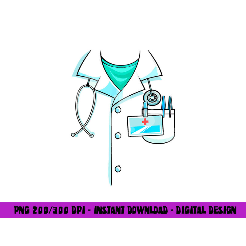 Doctor Costume Halloween White Lab Coat Men Women Kids png,sublimation copy.jpg