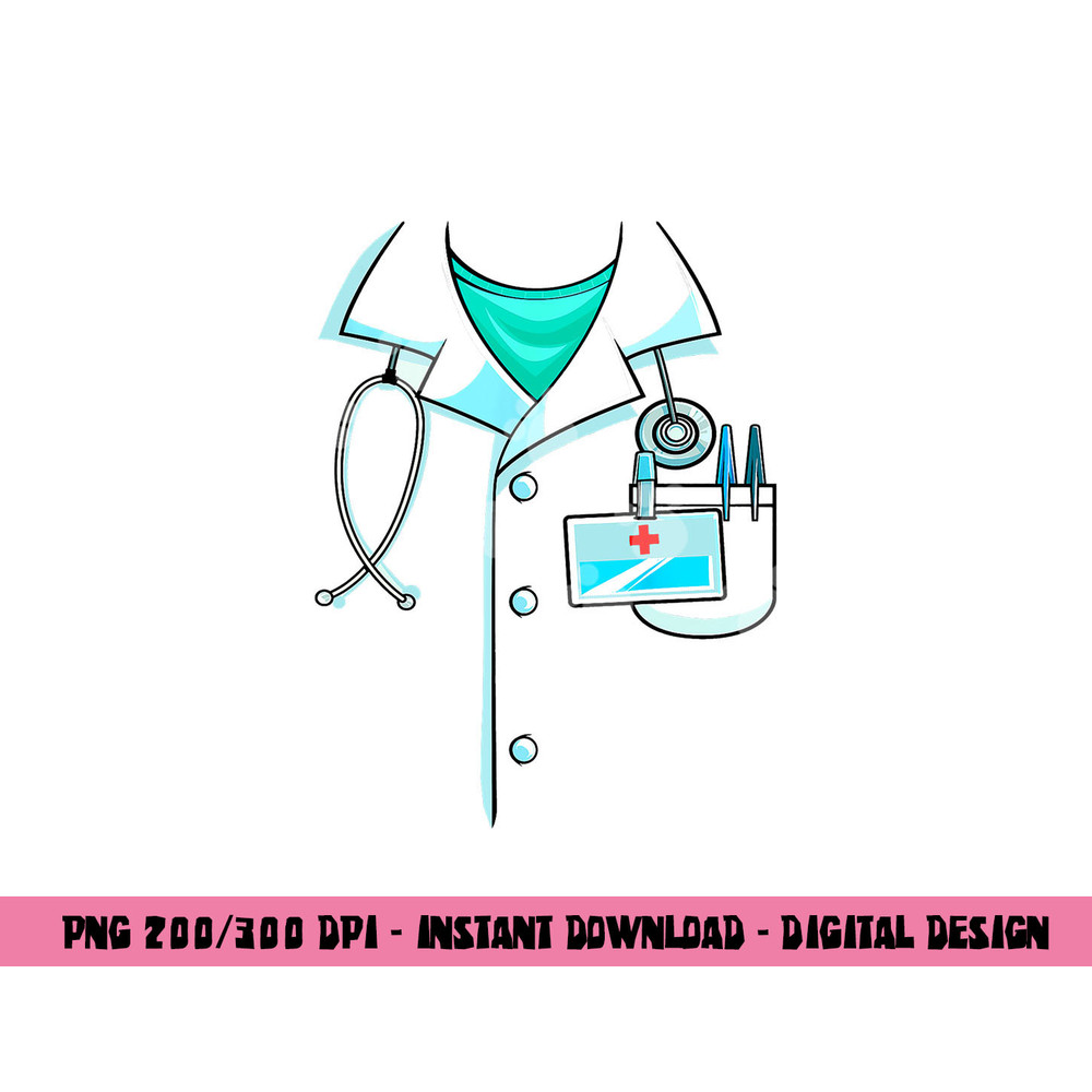 Doctor Costume Halloween White Lab Coat Men Women Kids png,sublimation copy.jpg