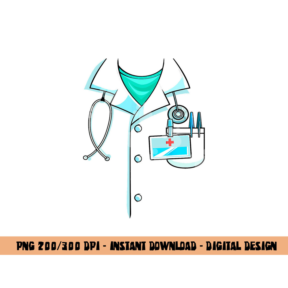 Doctor Costume Halloween White Lab Coat Men Women Kids png,sublimation copy.jpg