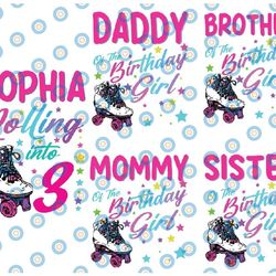 personalized roller skating birthday png, skate birthday png, rolling skates, skating birthday png, roller skating birth