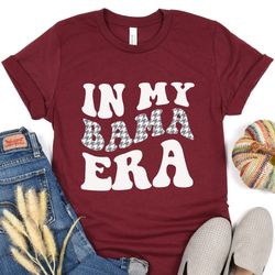 alabama shirt, bama shirt, in my bama era, tuscaloosa shirt, roll tide shirt, crimson tide shirt, alabama student shirt,