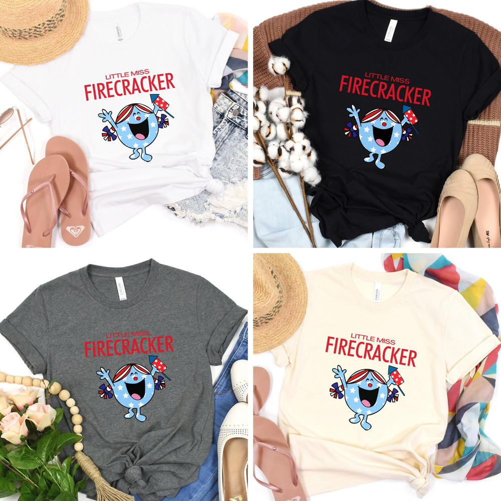 4th of july shirt, little miss firecracker shirt, independence day shirt, little miss america shirt, memorial day shirt, patriotic shirt - 8.jpg