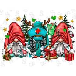 nurse gnome png,merry christmas,christmas gnome nurse png,christmas nurse,nurse hat,stethoscope png,sublimation design,c