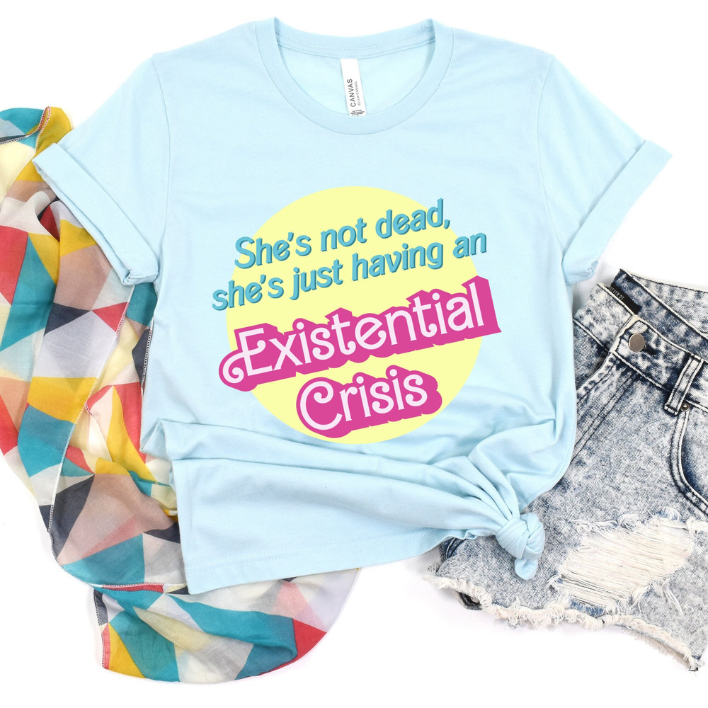 existential crisis barbi shirt, i am kenough shirt, he's just ken shirt, barbi shirt, barbi movie shirt, existential crisis shirt, 90s shirt - 5.jpg