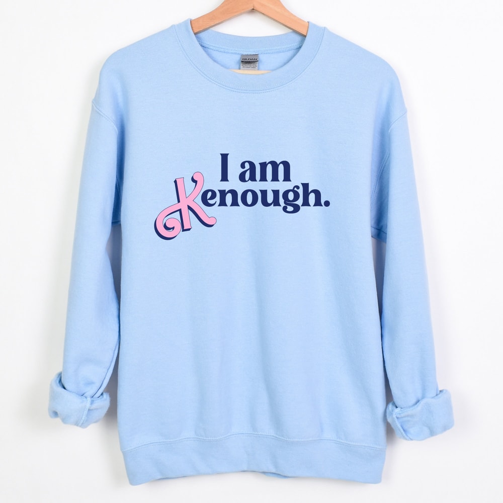 I am kenough sweatshirt, i am kenough hoodie, i am kenough, i am enough, barbi movie, ken shirt, barbi shirt, neon i am kenough - 8.jpg