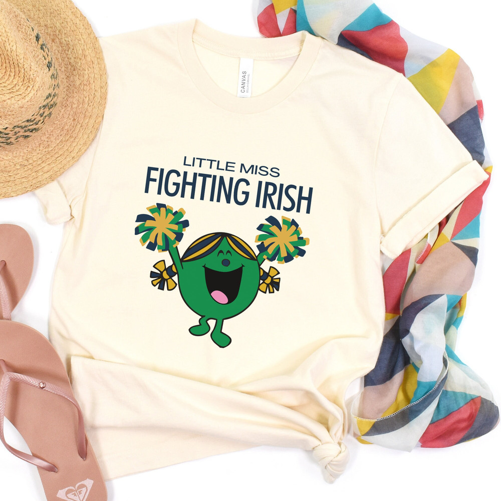 little miss fighting irish shirt, university shirt, south bend shirt, fighting irish sweatshirt, nd shirt, alumni shirt, student shirt, gift - 2.jpg