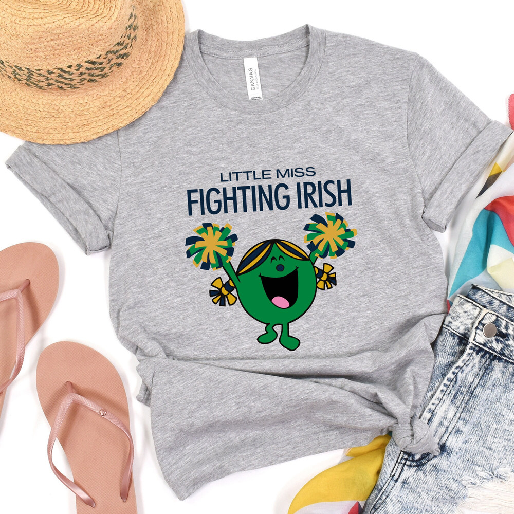 little miss fighting irish shirt, university shirt, south bend shirt, fighting irish sweatshirt, nd shirt, alumni shirt, student shirt, gift - 3.jpg