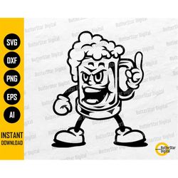 cartoon beer mug svg | party svg | cheers liquor drink drunk bar pub | cricut cutting files printable clip art vector di