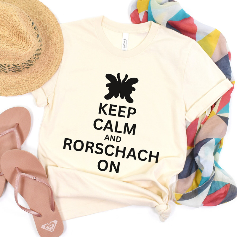 psychology shirt, psych major shirt, psychologist shirt, future psychologist, psych student, therapist shirt, keep calm rorschach shirt - 3.jpg