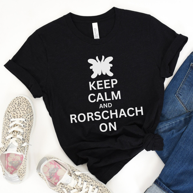 psychology shirt, psych major shirt, psychologist shirt, future psychologist, psych student, therapist shirt, keep calm rorschach shirt - 4.jpg