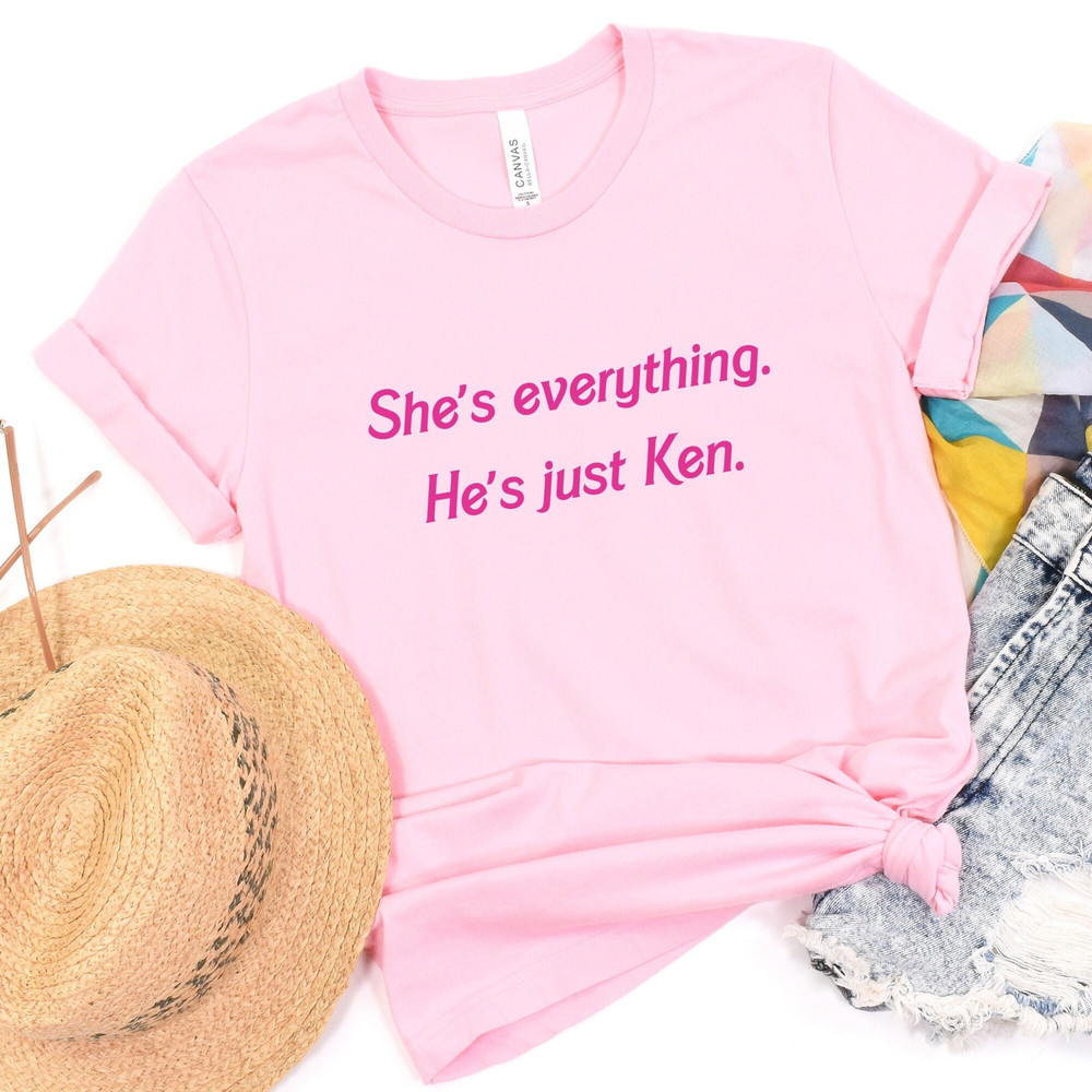 she's everything he's just ken shirt, barbi shirt, doll shirt, movie shirt, 90s shirt, bachelorette shirt, gift, doll baby shirt, svg - 1.jpg