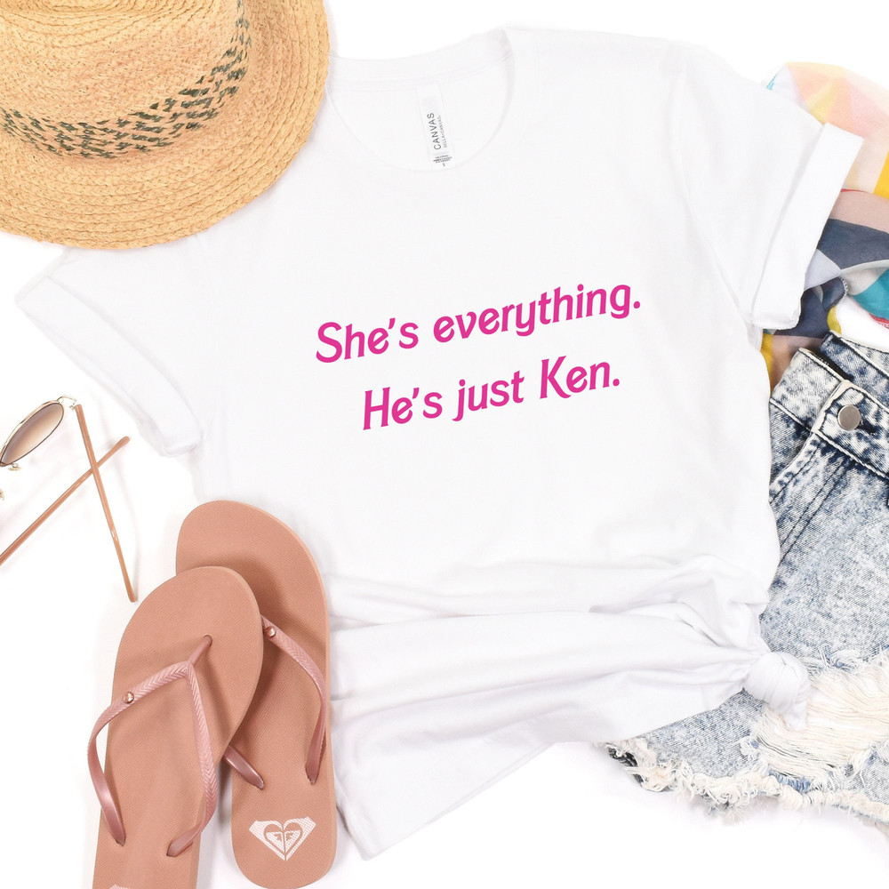 she's everything he's just ken shirt, barbi shirt, doll shirt, movie shirt, 90s shirt, bachelorette shirt, gift, doll baby shirt, svg - 2.jpg