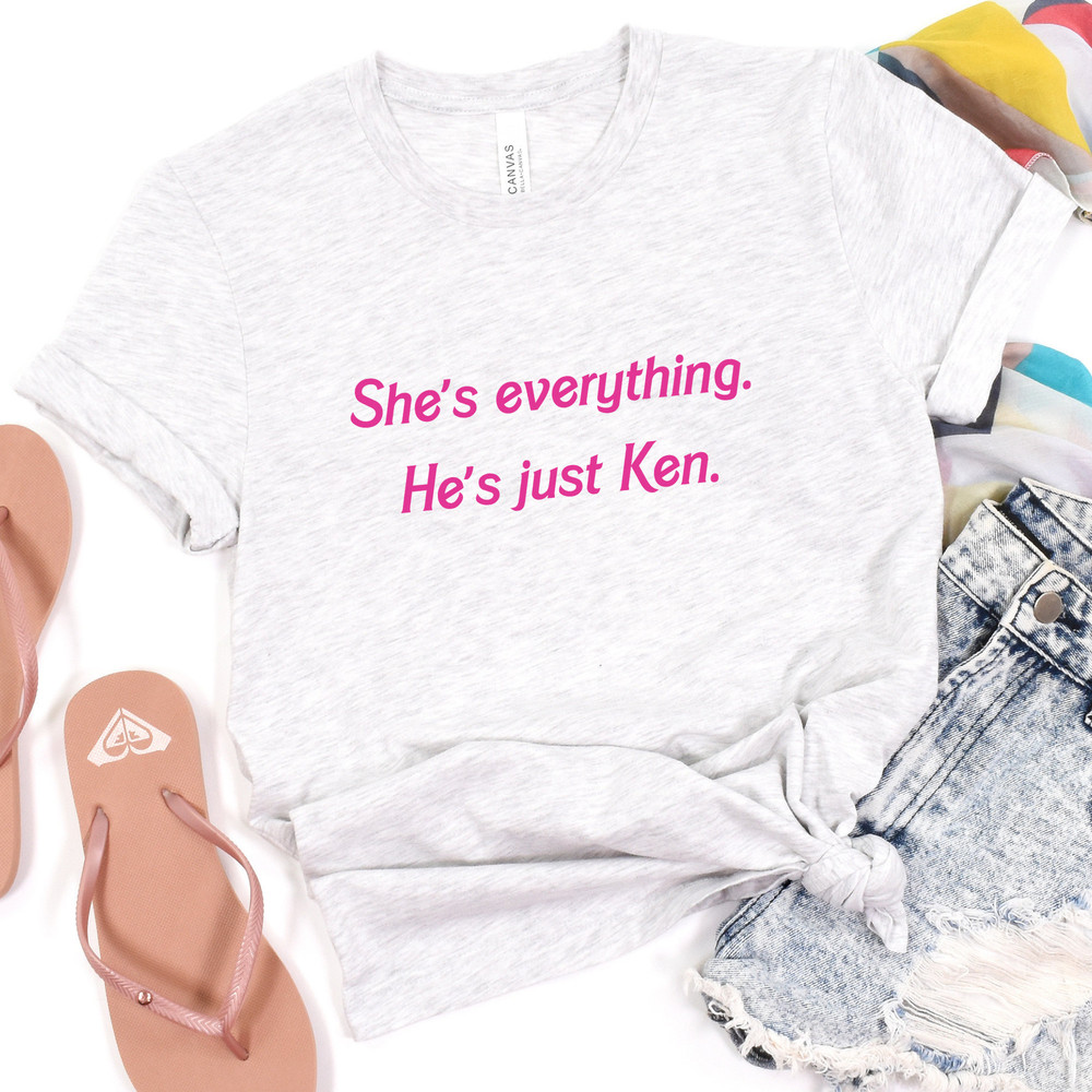 she's everything he's just ken shirt, barbi shirt, doll shirt, movie shirt, 90s shirt, bachelorette shirt, gift, doll baby shirt, svg - 5.jpg