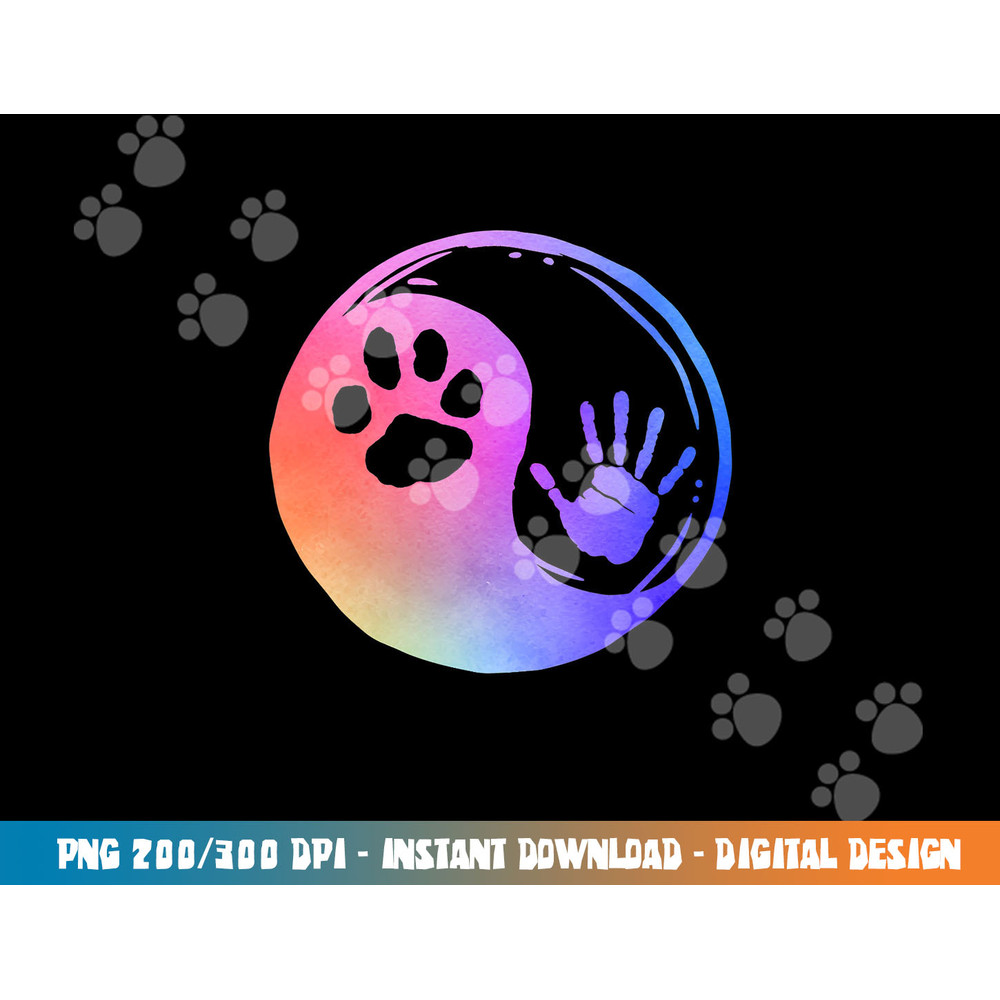 Dog Cat Paw Print Hand Yin Yang Rainbow Pawprint Hand Print png, sublimation copy.jpg
