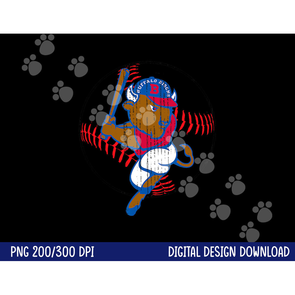 baseball lover bisons buffalo cute copy.jpg