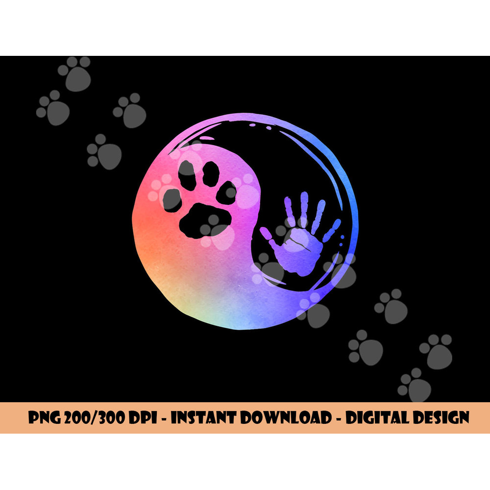 Dog Cat Paw Print Hand Yin Yang Rainbow Pawprint Hand Print png, sublimation copy.jpg