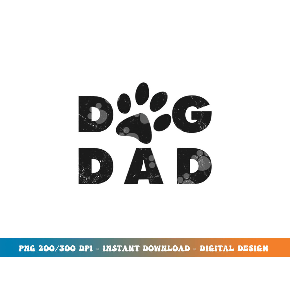 Dog Dad classic design paw gift  png, sublimation copy.jpg