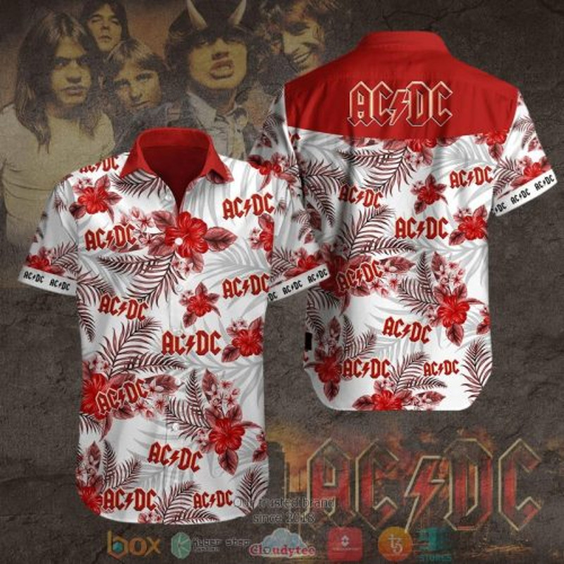 Ac Dc Rock Band Red Hibiscus Hawaiian Shirt.jpg