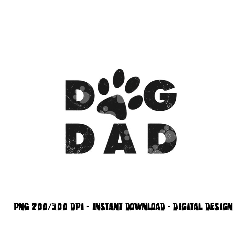 Dog Dad classic design paw gift png, sublimation copy.jpg