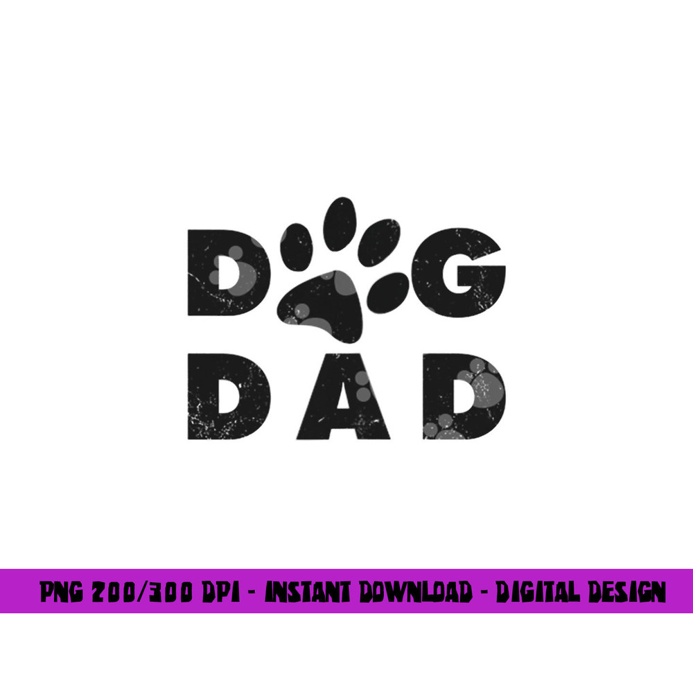 Dog Dad classic design paw gift png, sublimation copy.jpg