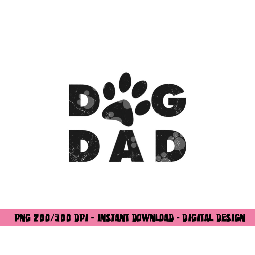 Dog Dad classic design paw gift png, sublimation copy.jpg