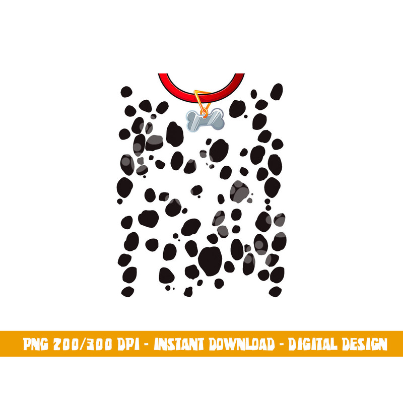 Dog Dalmatian Costume Dalmations Spots Puppy Print Halloween png, sublimation copy.jpg