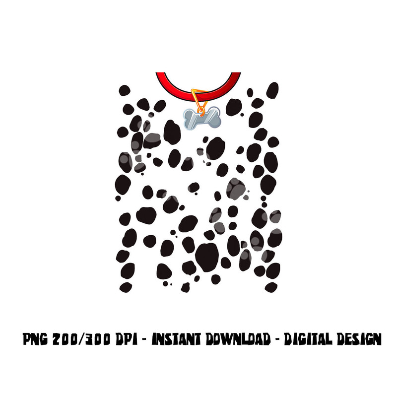 Dog Dalmatian Costume Dalmations Spots Puppy Print Halloween png, sublimation copy.jpg