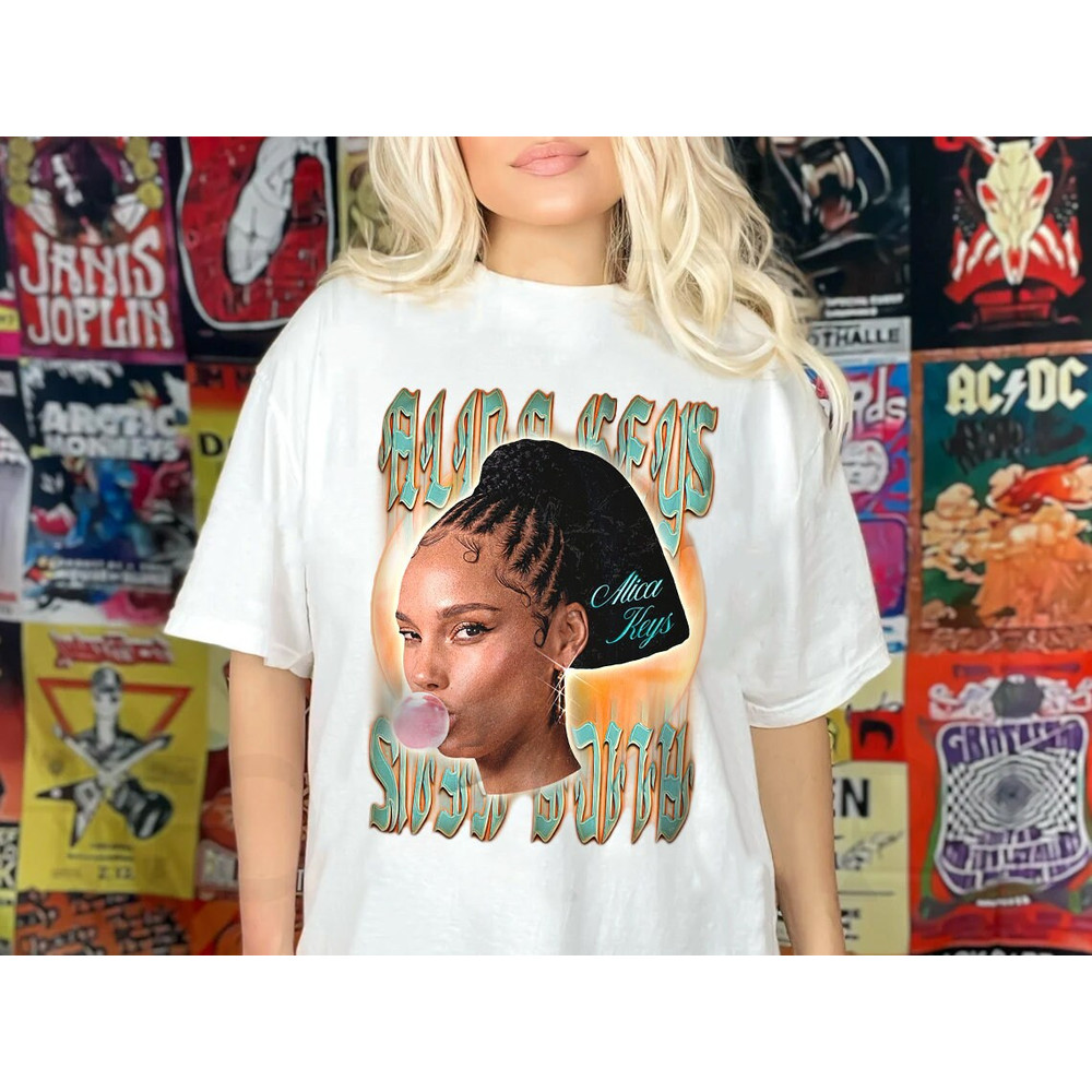 Comfort Colors® Alicia Keys World Tour 2023 Shirt, Alicia Keys Shirt, Alicia Keys Tee, Alicia Keys Summer Tour 2023 Shirt - 3.jpg