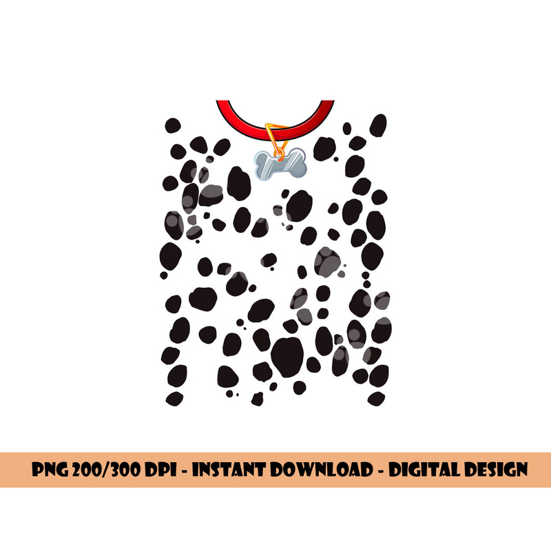 Dog Dalmatian Costume Dalmations Spots Puppy Print Halloween png, sublimation copy.jpg