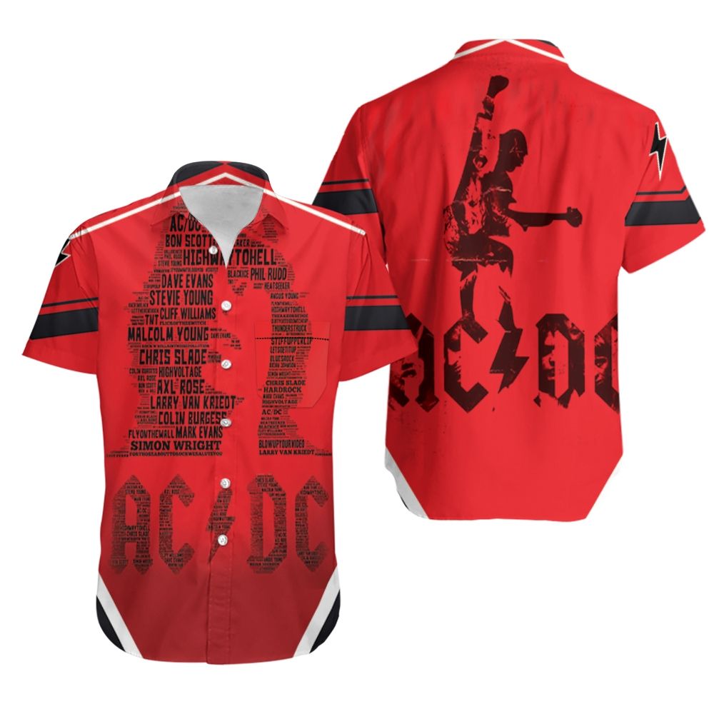 ACDC Angus Young Typogprahy Hawaiian Shirt Print Short Sleeve Hawaiian Casual Shirt Aloha Shirt.jpg