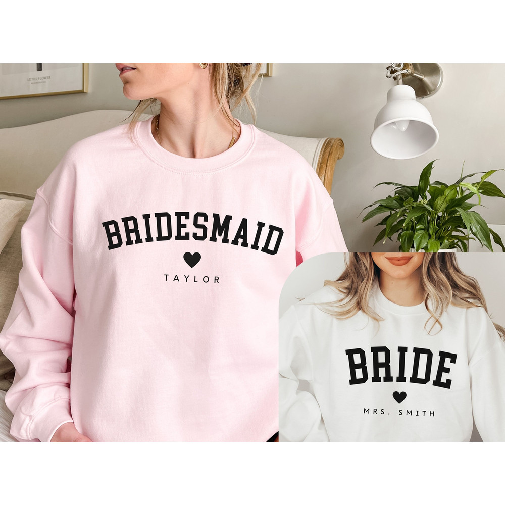 Bachelorette Party Shirt Custom Name Bachelorette Party Gift, Bridesmaid Party Group Shirt, Team Bride Shirt, Bride Squad Shirt College - 2.jpg