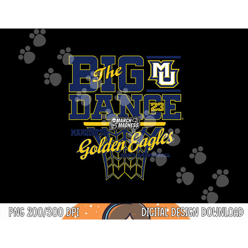 Marquette Golden Eagles March Madness 2023 Basketball Dance png, sublimation copy.jpg