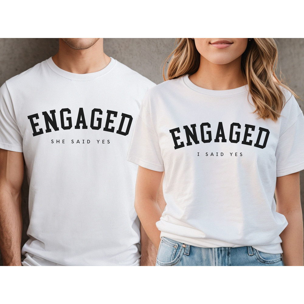 Future Mrs Engaged Shirt, He Asked She Said Yes Gift, Engaged AF, Just Engaged Gifts, Engagement Gift, Engagement Announcement, Fiance Shirt - 2.jpg