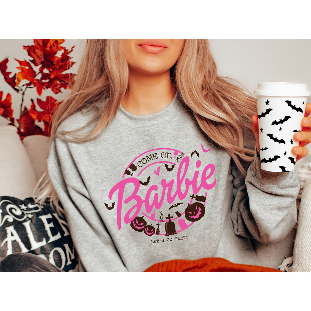 Halloween Sweatshirt For Women Unique, Come On Let's Go Party Sweatshirt, Halloween Shirt Women Best Seller, Girls Halloween Shirt Kids Gift - 1.jpg