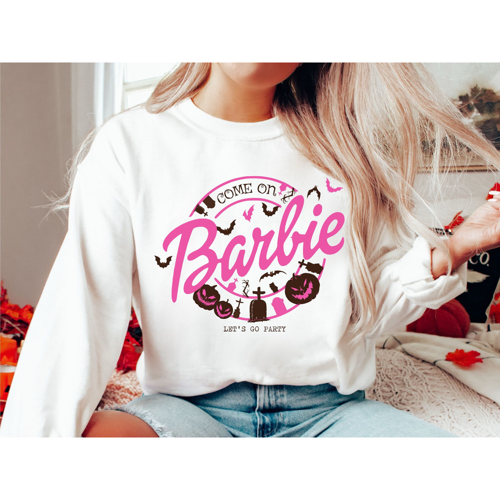 Halloween Sweatshirt For Women Unique, Come On Let's Go Party Sweatshirt, Halloween Shirt Women Best Seller, Girls Halloween Shirt Kids Gift - 3.jpg