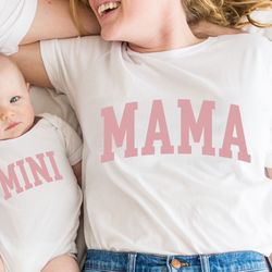 mommy and me outfits, mommy and me shirts, mama and mini matching, mama and mini shirts, girl mom shirt, mom sweatshirt,
