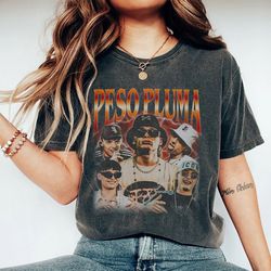 comfort colors peso pluma music shirt, peso pluma merch, peso pluma wo