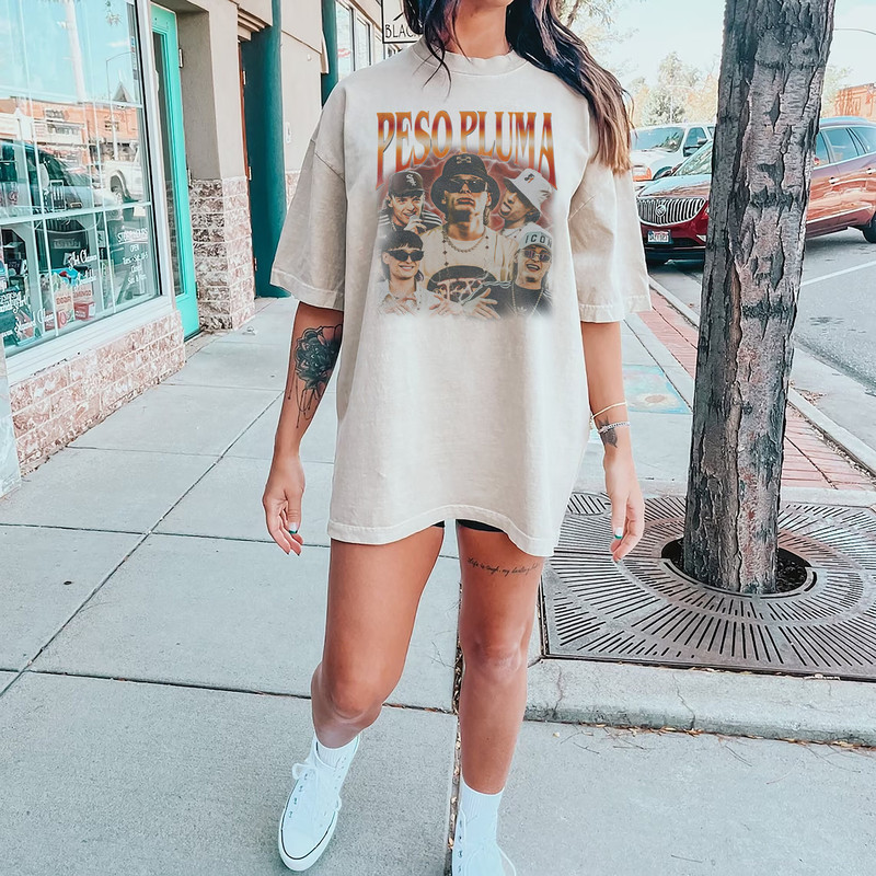Comfort Colors® Peso Pluma Music Shirt, Peso Pluma Merch, Peso Pluma World Tour 2023 Shirt, Peso Pluma Concerts Fan Tee - 2.jpg