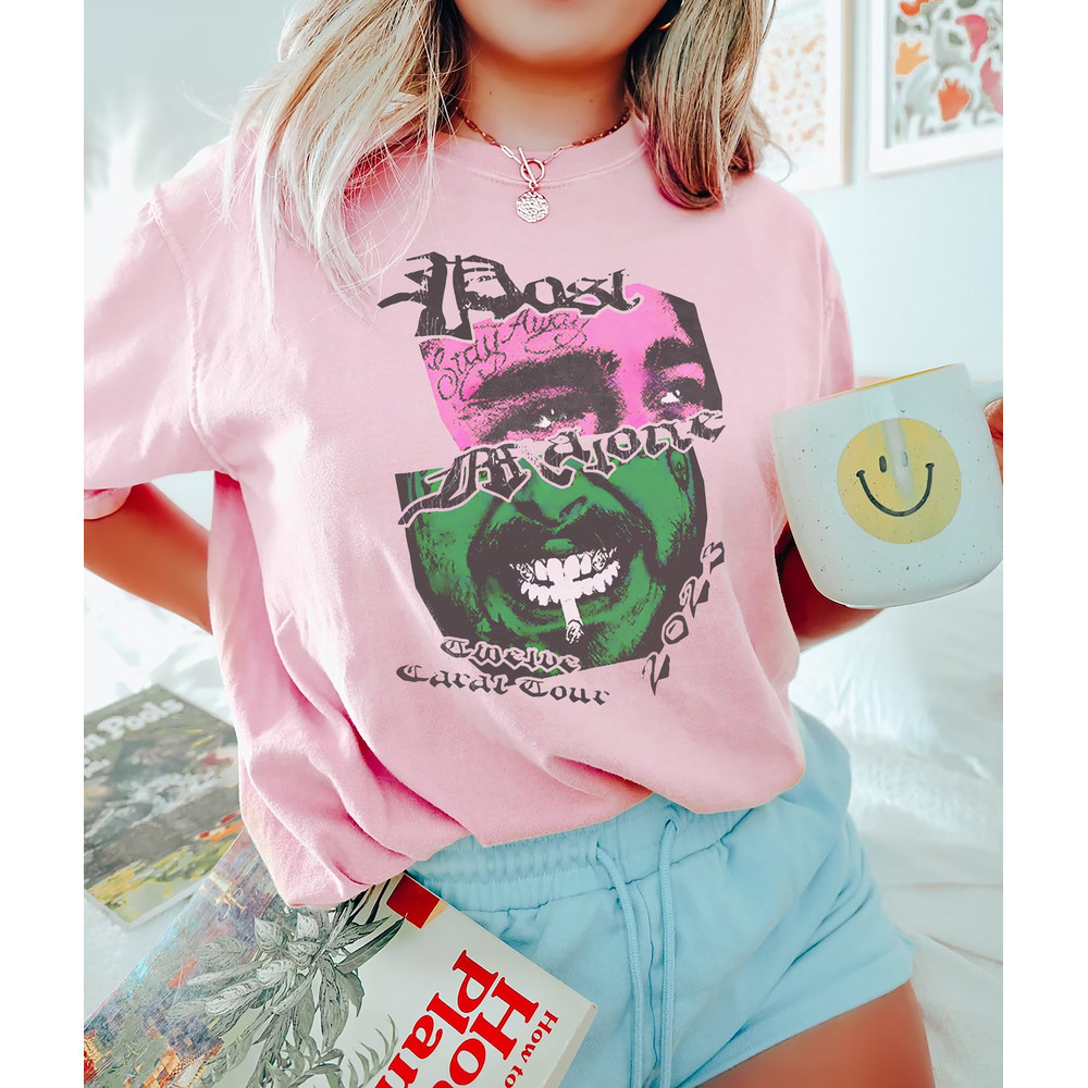 Comfort Colors® Post Malone 2023 Shirt, Post Malone Concert Shirt, Post Malone Fan Shirt, Posty Tour 2023 Shirt, Post Malone Merch - 2.jpg