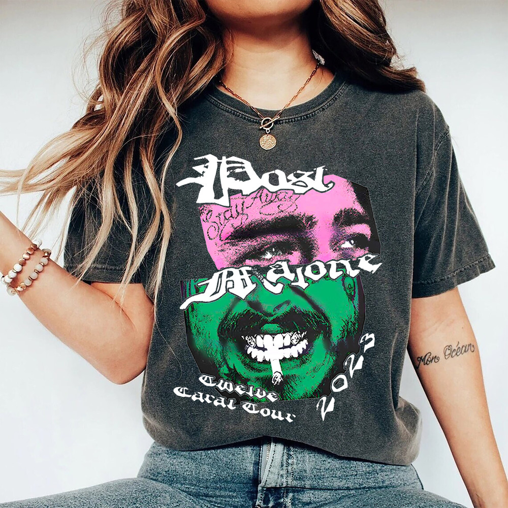 Comfort Colors® Post Malone 2023 Shirt, Post Malone Concert Shirt, Post Malone Fan Shirt, Posty Tour 2023 Shirt, Post Malone Merch - 3.jpg
