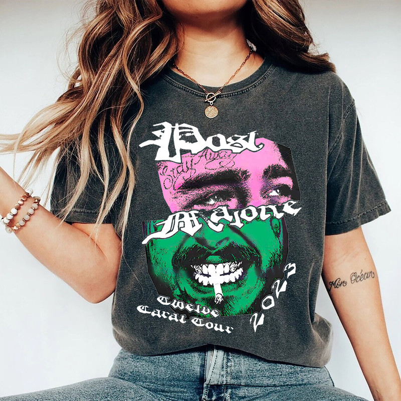 Comfort Colors® Post Malone 2023 Shirt, Post Malone Concert Shirt, Post Malone Fan Shirt, Posty Tour 2023 Shirt, Post Malone Merch - 3.jpg