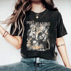 comfort colors post malone 2023 tour shirt, if yall werent here id be