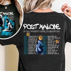 comfort colors post malone merch, post malone 2023 tour shirt, post ma