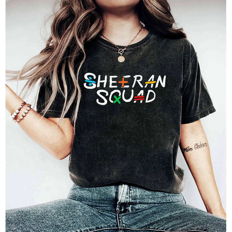 Comfort Colors® Sheeran Squad Shirt, Ed Sheeran Shirt, Ed Sheeran Concert Tee, Ed Sheeran Fan Gift, Mathematics Tour Shirt - 2.jpg