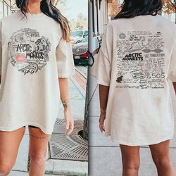 comfort colors vintage arctic monkeys shirt, arctic monkeys 2023 tour