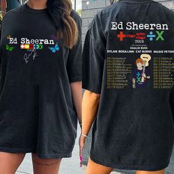 comfort colorsed sheeran the mathematics tour shirt, ed sheeran shirt