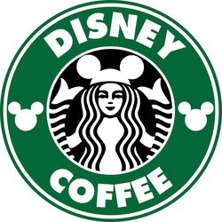 Disney Starbucks Svg, Starbucks Cup Wrap Svg, Starbucks Logo Svg, Instant Download, PNG, SVG, DXF, EPS file